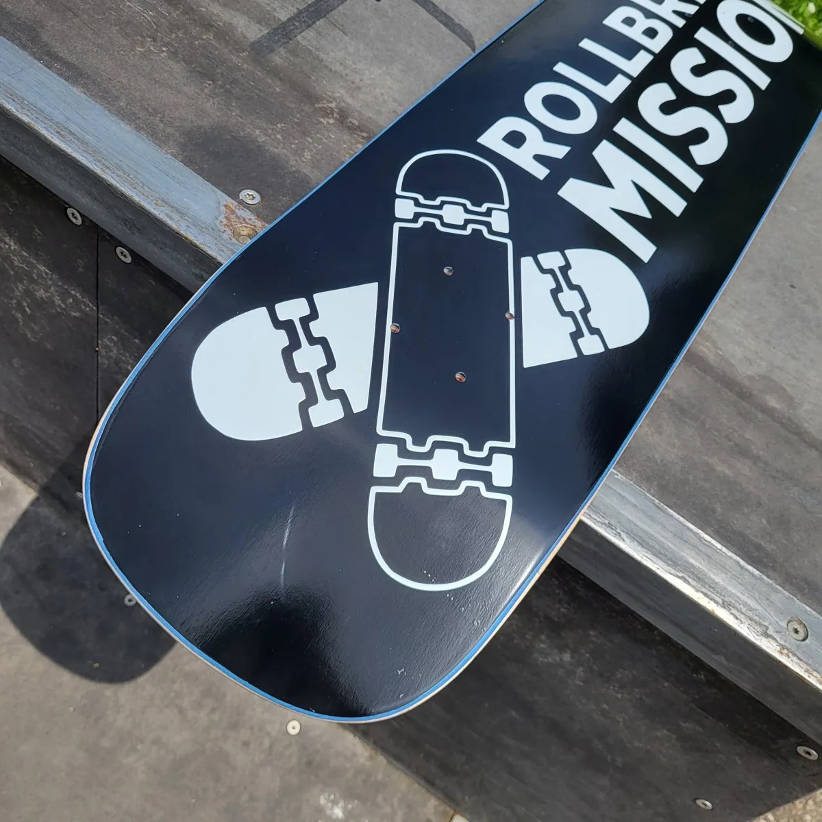 Rollbrett Mission Black Pool Cruiser Deck 9.0"