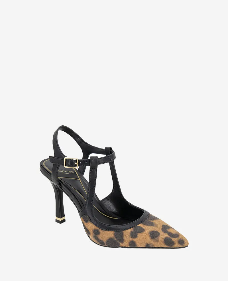 Romi Suede Ankle Heel Slingback