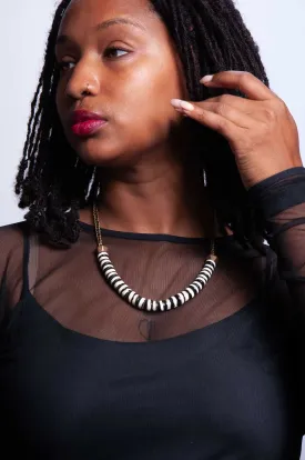 Shape Shifter Necklace - Zebra Stripe