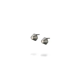 Sharp Diamond - earrings - sterling silver 925 - dark rhodium