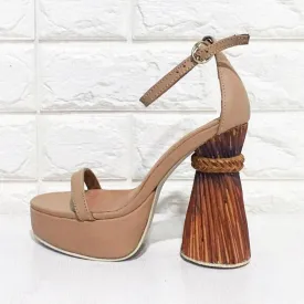 Slim Solidarity Carved Heels