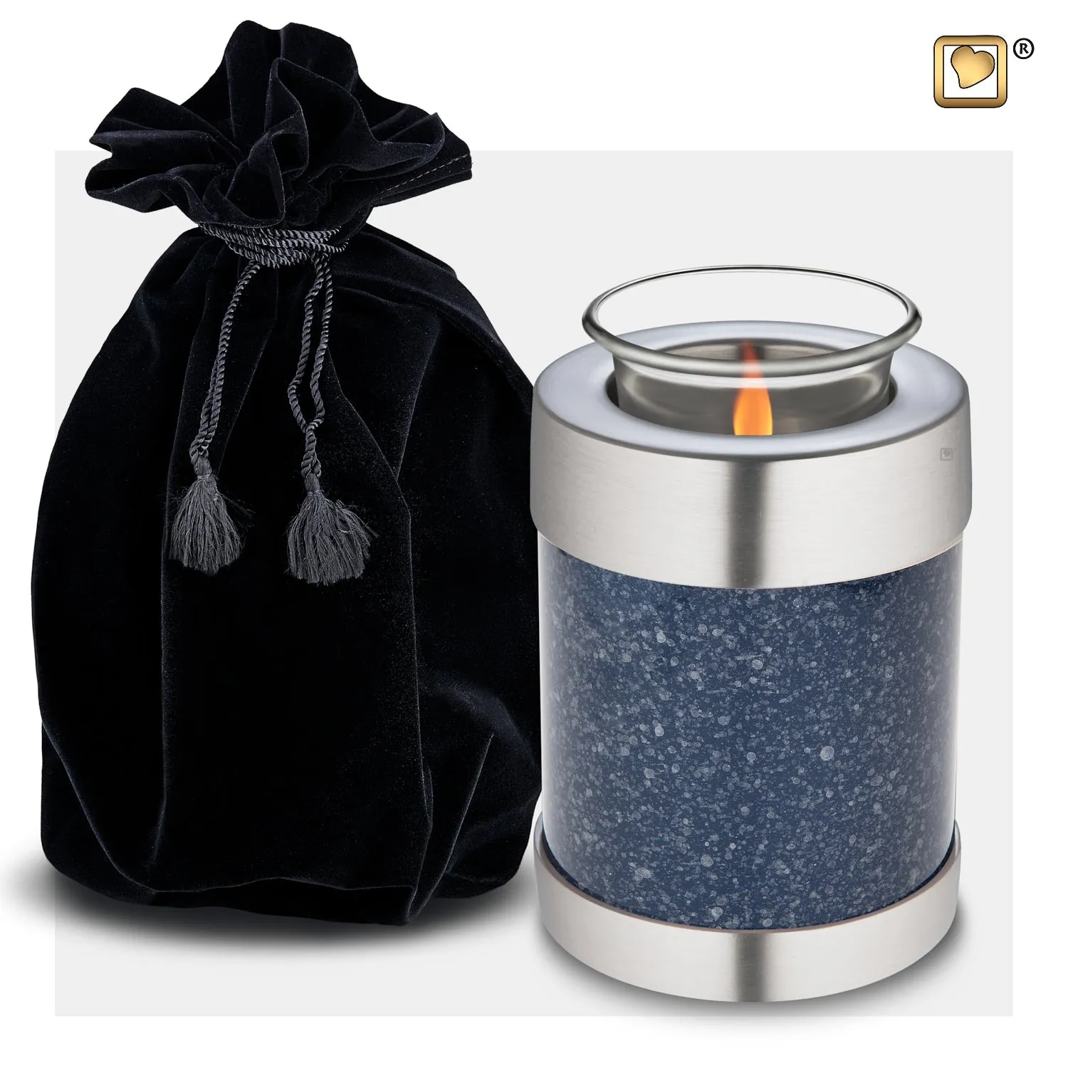 Speckled Indigo (Tealight Urn) - T663