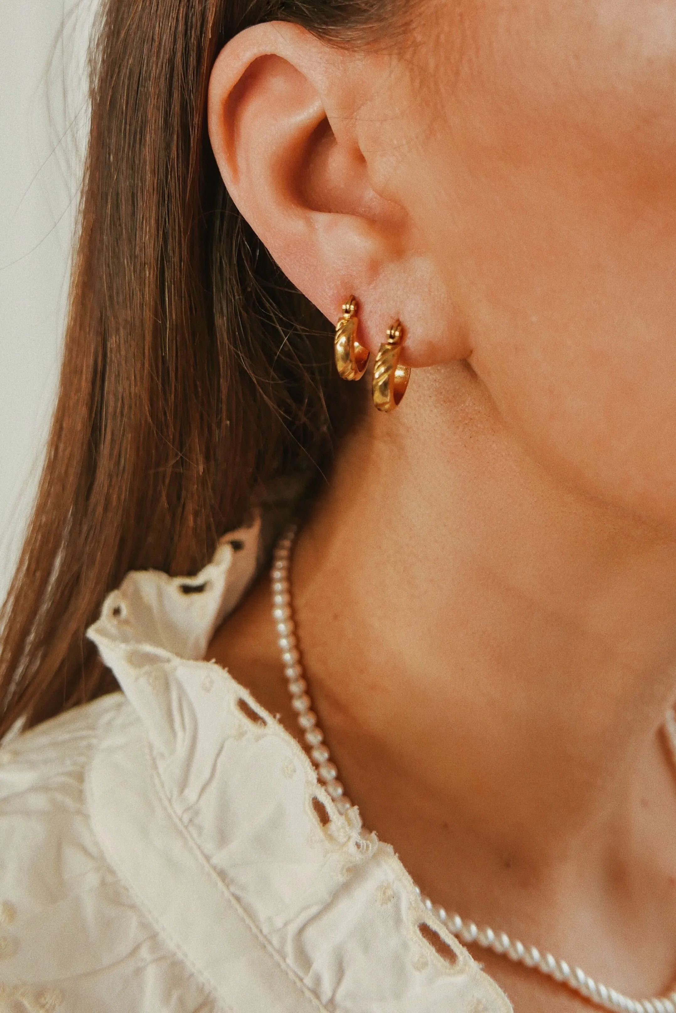 Sunshine Hoop Earrings