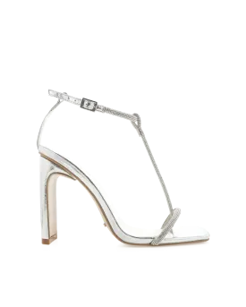 TERESA - SILVER METALLIC-DIAMANTE