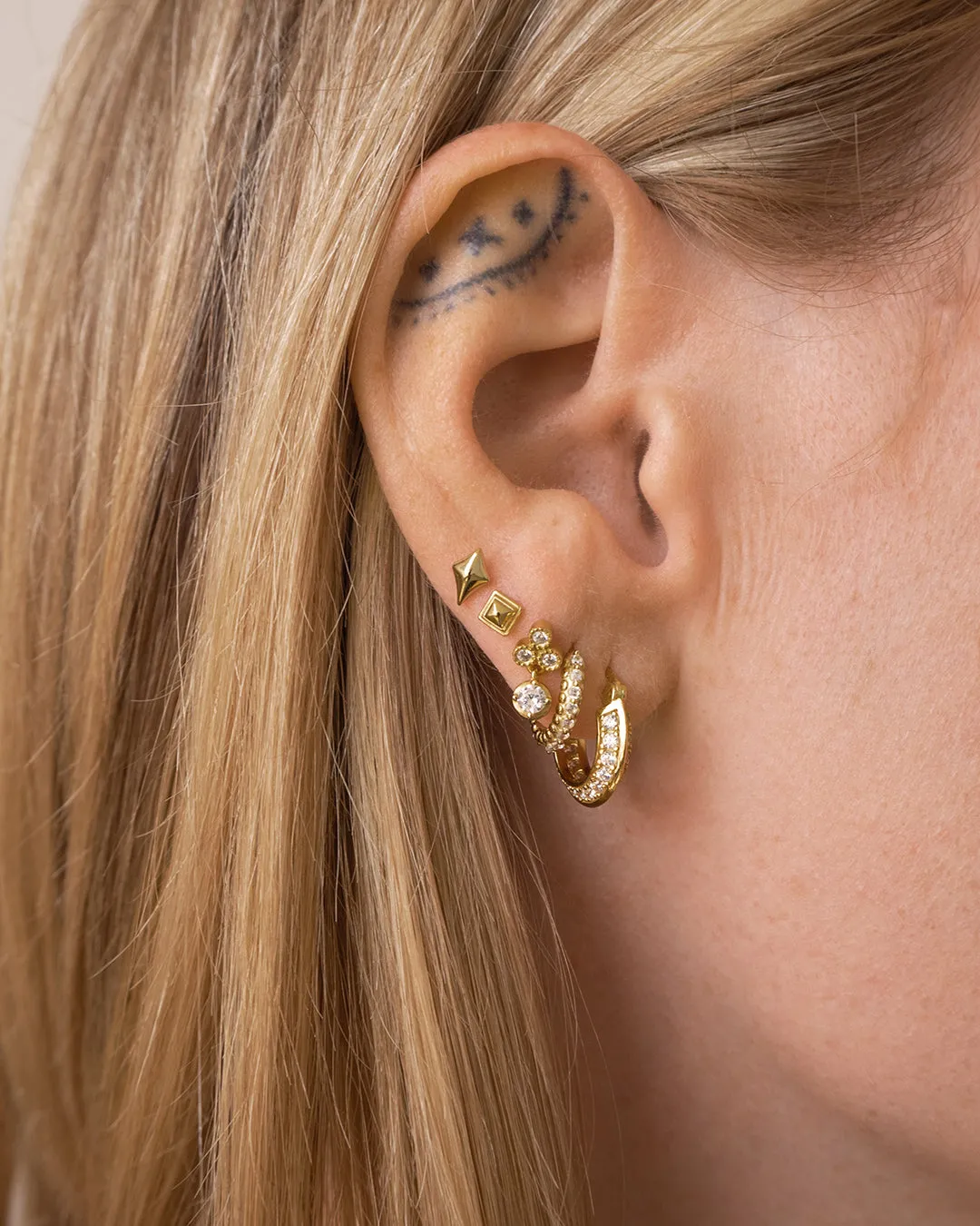 The Pyramid Star Studs