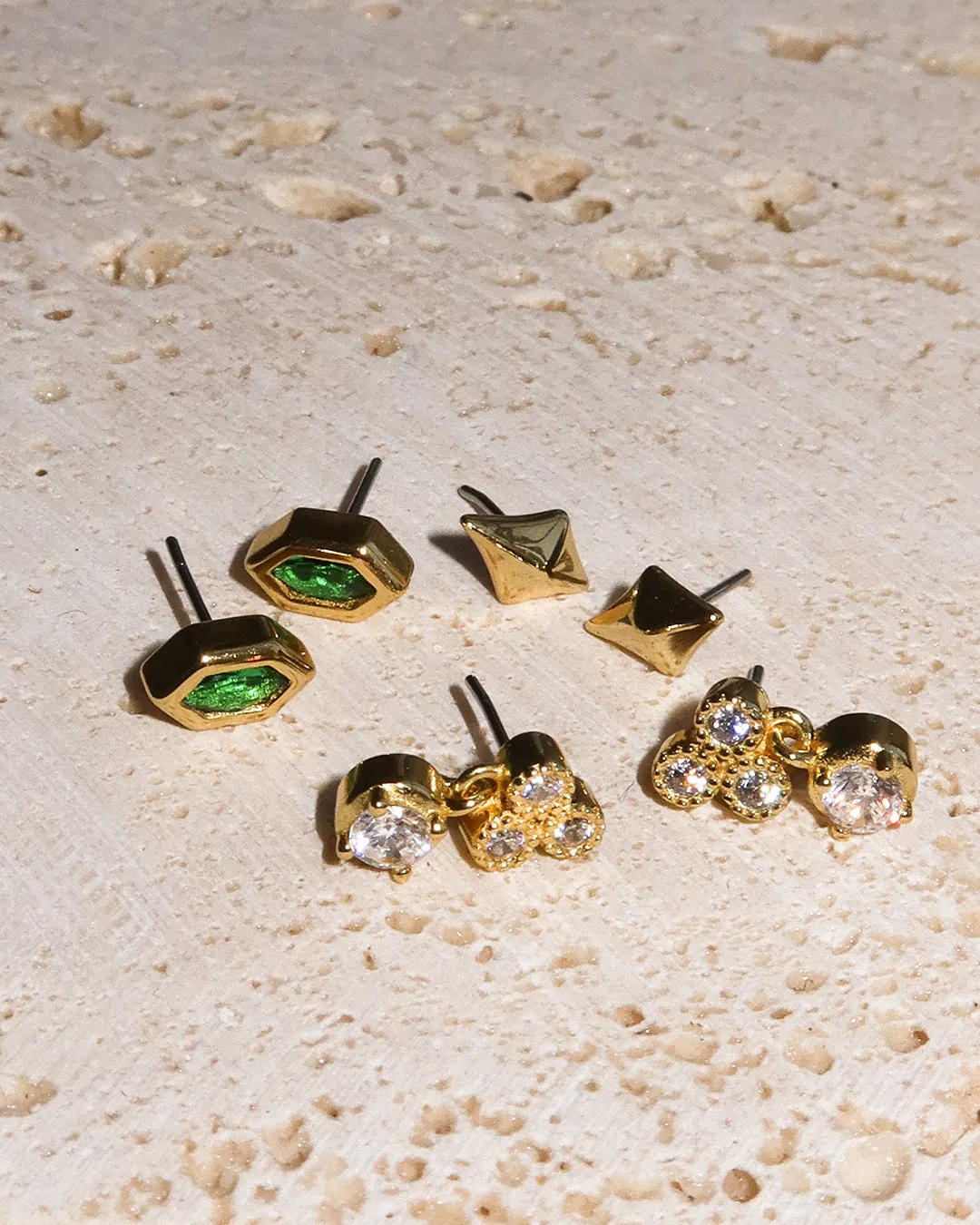 The Pyramid Star Studs
