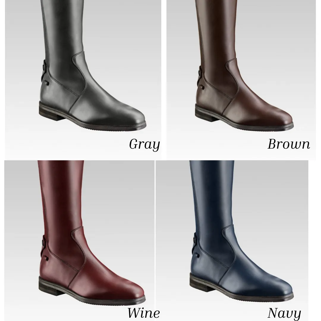 Tucci Time Sofia Patent Border Crystal Top Dress Boot