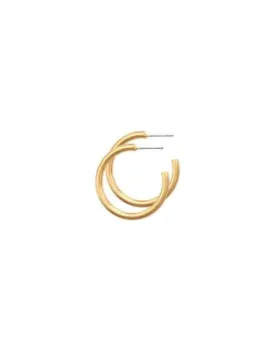 Tula Chunky C-Hoop Earring Gold Plating