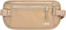 Unisex Money Belt For Men and Women, Slim Passport Holder RFID Blocking Travel Essentials Pouch with Adjustable Strap Small Waist Pouch for Workout Running Travelling Hiking, Beige