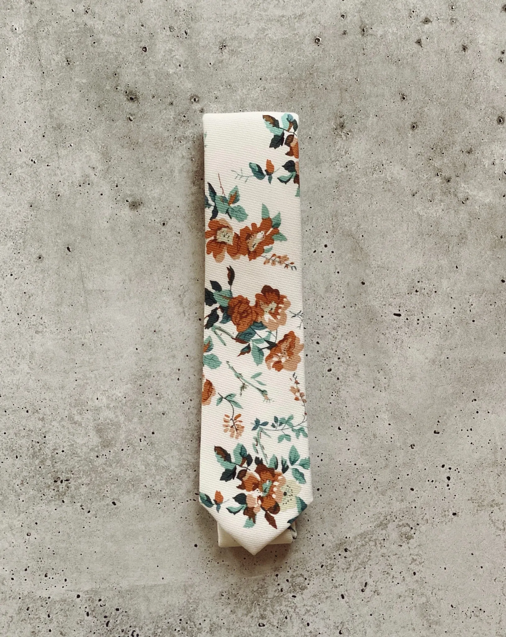 Vaughn Cotton Floral Neck Tie