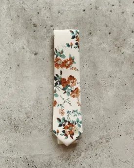 Vaughn Cotton Floral Neck Tie