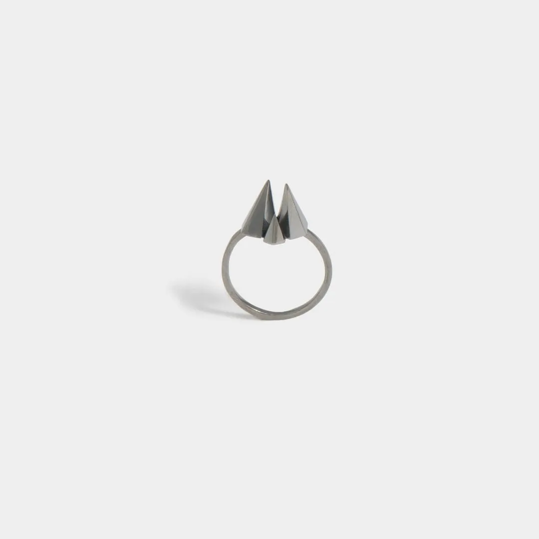 Wanted Dream - ring - sterling silver 925 - dark rhodium