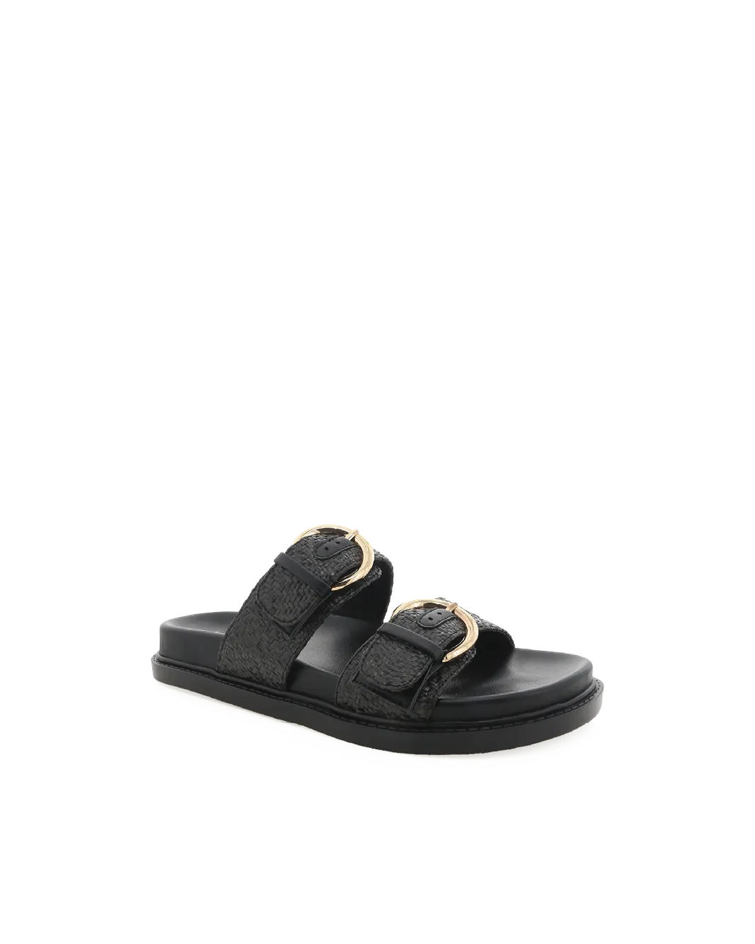 WILMER - BLACK RAFFIA